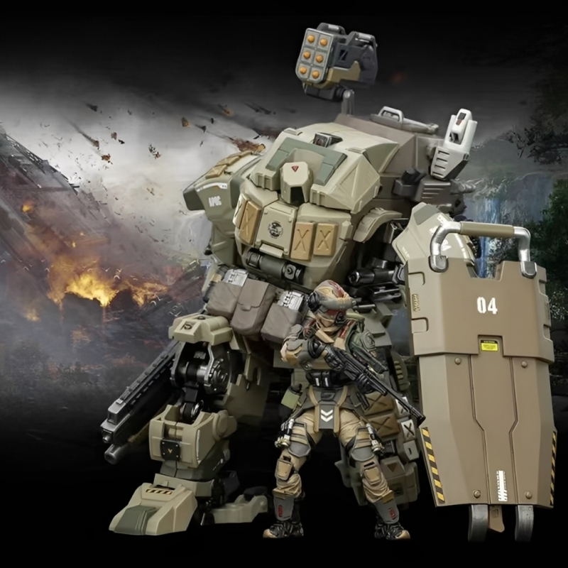 JOYTOY Dark Source 1: 25 APOC Series Iron Vanguard Heavy Assault Mech +UNSC Sniper Ivan - JOYTOY WORLD