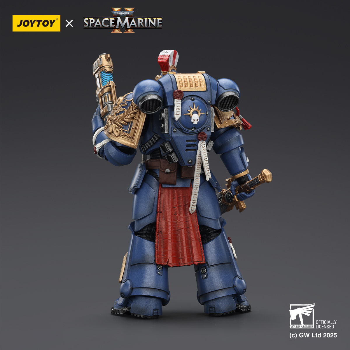 JOYTOY Warhammer 40k Space Marine 2 1: 18 Ultramarines Heavy Armor - JOYTOY WORLD