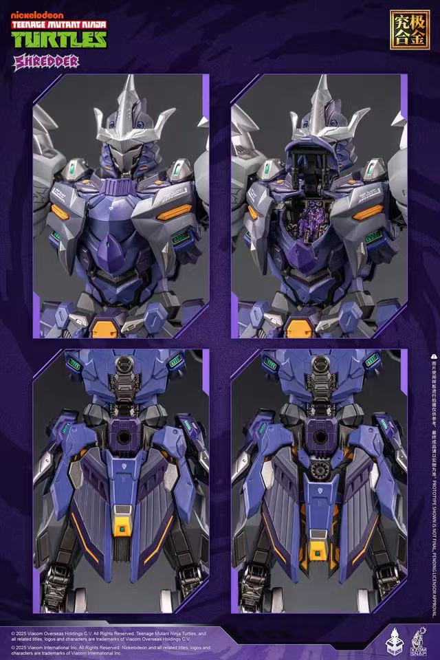 Heatboys HB0016 Alloy Mecha Teenage Mutant Ninja Turtles Shredder - JOYTOY WORLD