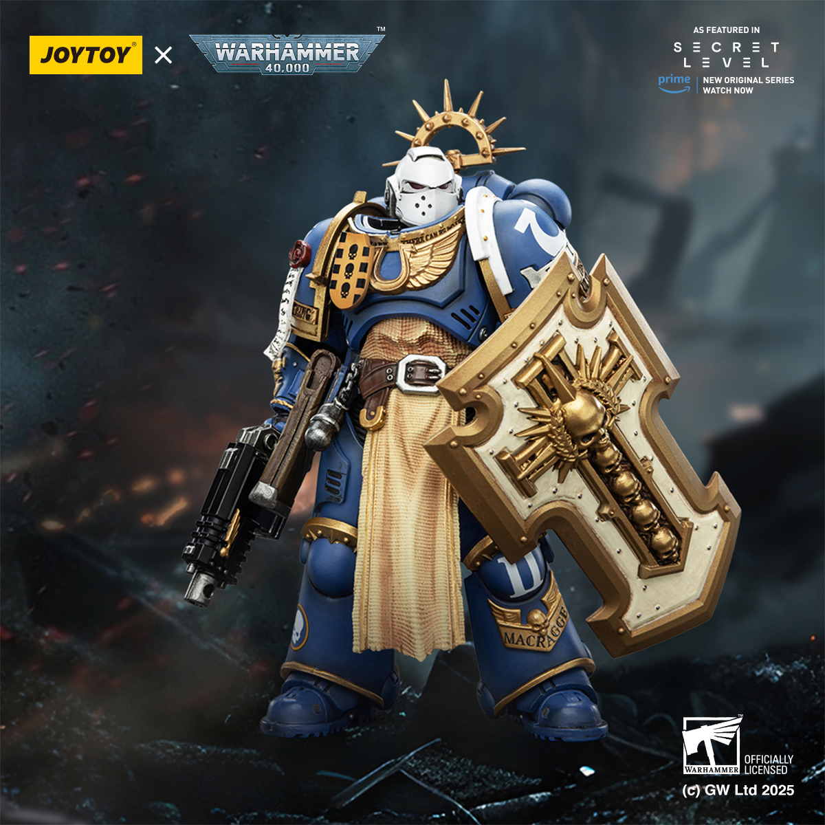 JOYTOY Warhammer 40k Secret Level And They Shall Know No Fear Ultramarines - JOYTOY WORLD