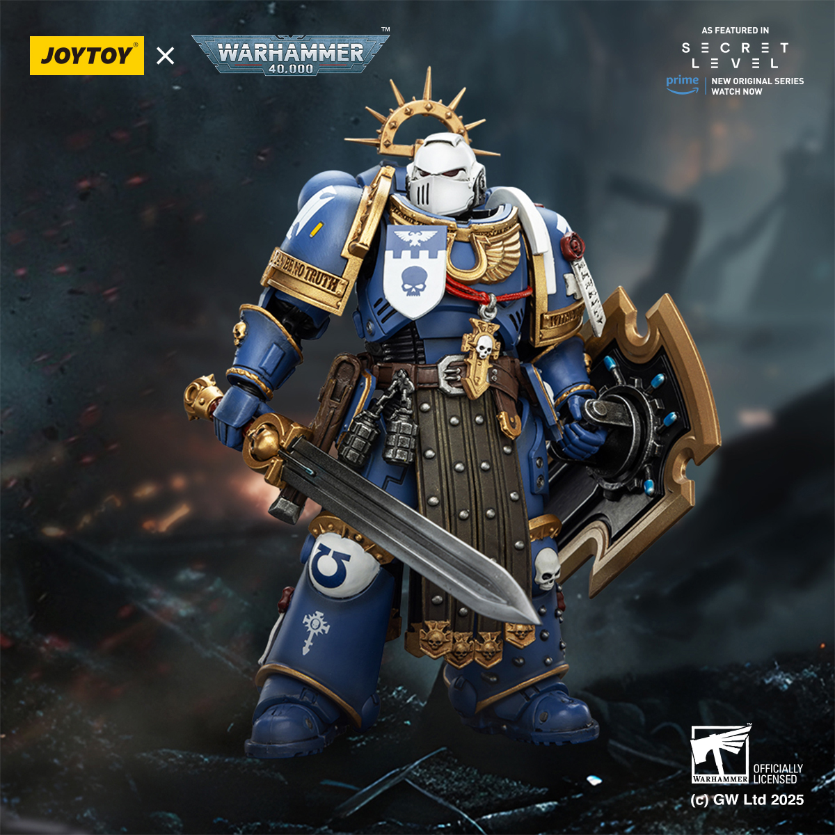 JOYTOY Warhammer 40k Secret Level And They Shall Know No Fear Ultramarines - JOYTOY WORLD
