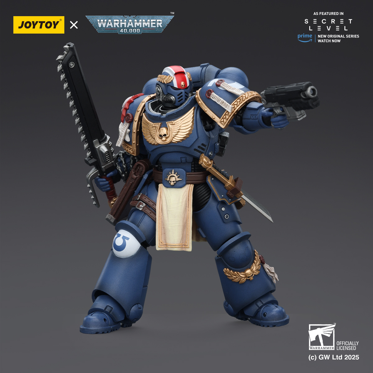 JOYTOY Warhammer 40k Secret Level And They Shall Know No Fear Ultramarines - JOYTOY WORLD
