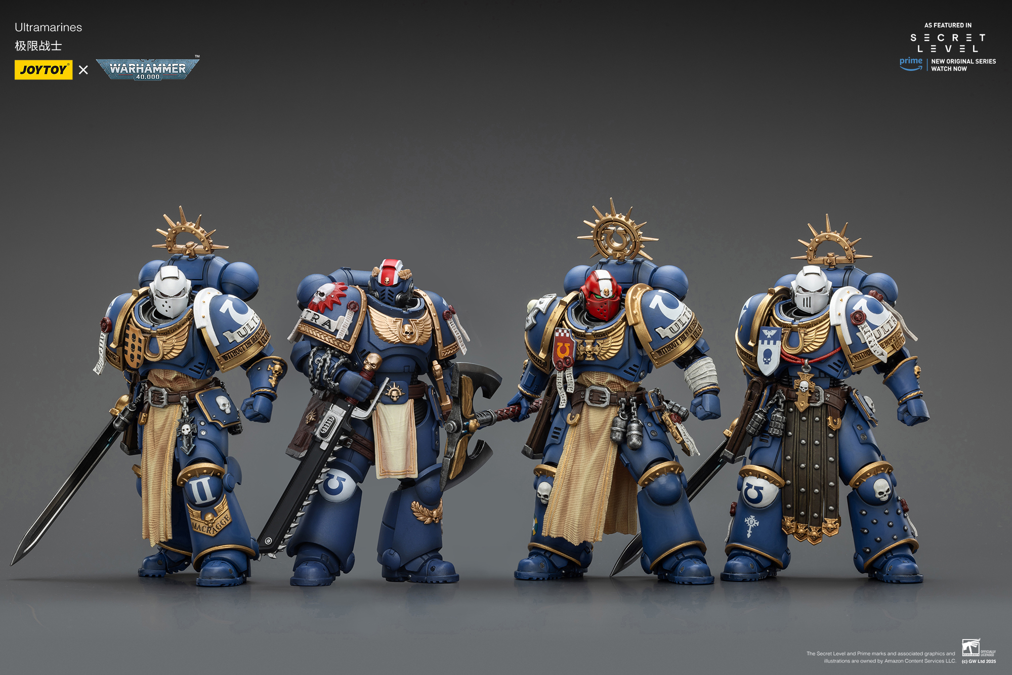 JOYTOY Warhammer 40k Secret Level And They Shall Know No Fear Ultramarines - JOYTOY WORLD