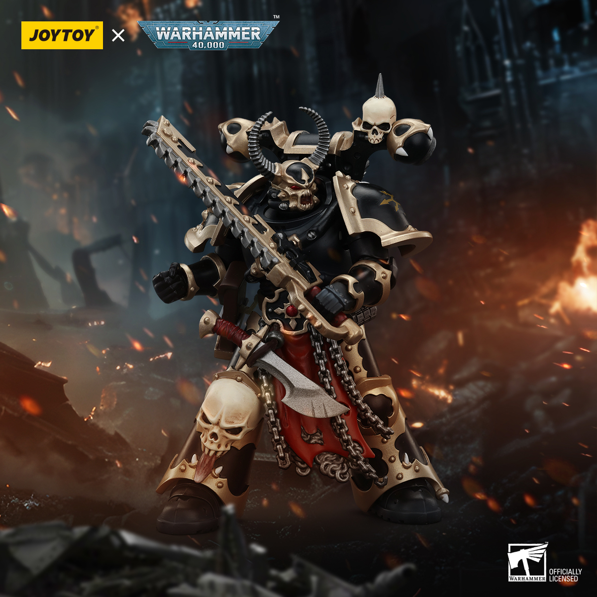 JOYTOY Warhammer 40k 1: 18 Chaos Space Marines Black Legion Chosen - JOYTOY WORLD