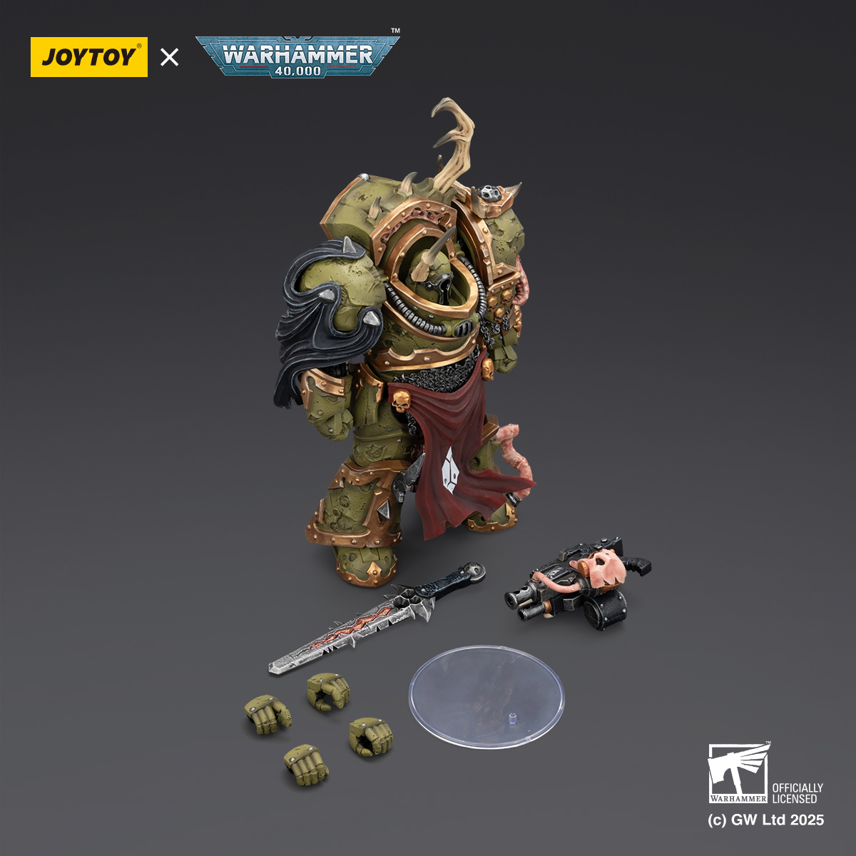 JOYTOY Warhammer 40K Death Guard Blightlord Terminator and Plague Marine Icon bearer - JOYTOY WORLD