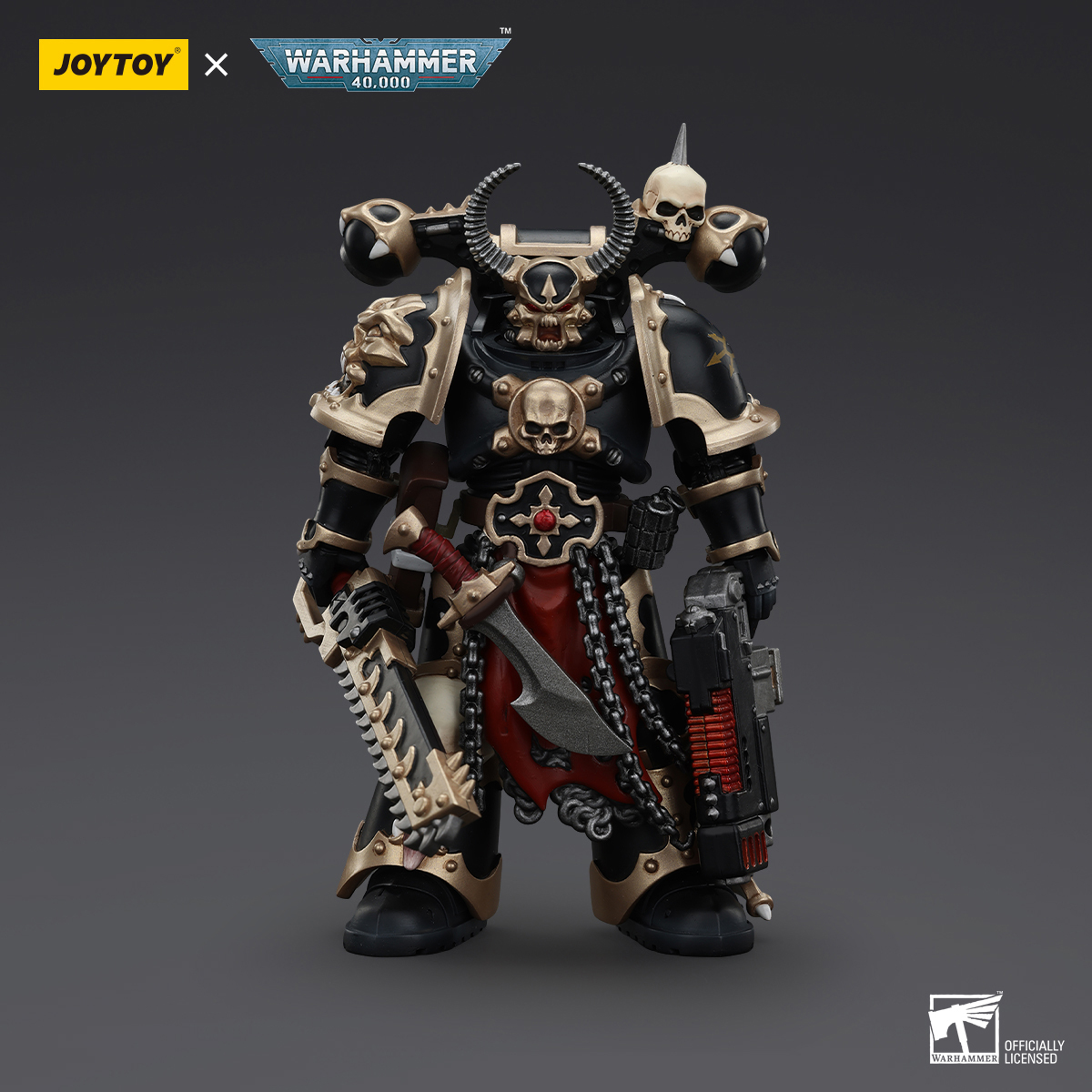 JOYTOY Warhammer 40k 1: 18 Chaos Space Marines Black Legion Chosen - JOYTOY WORLD