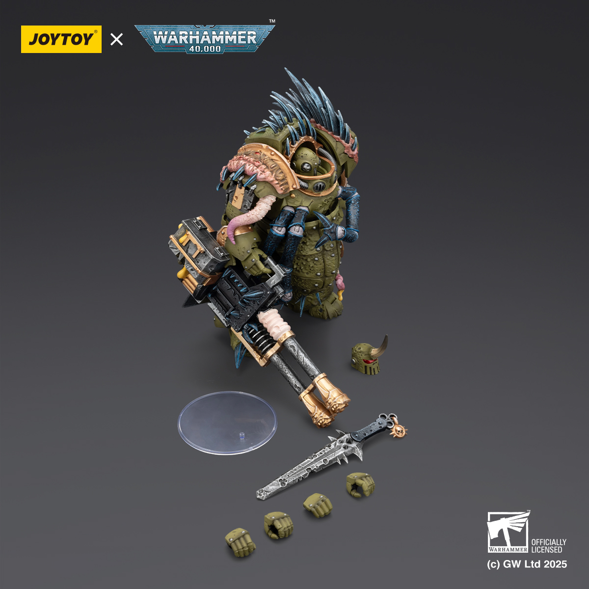 JOYTOY Warhammer 40K Death Guard Blightlord Terminator and Plague Marine Icon bearer - JOYTOY WORLD