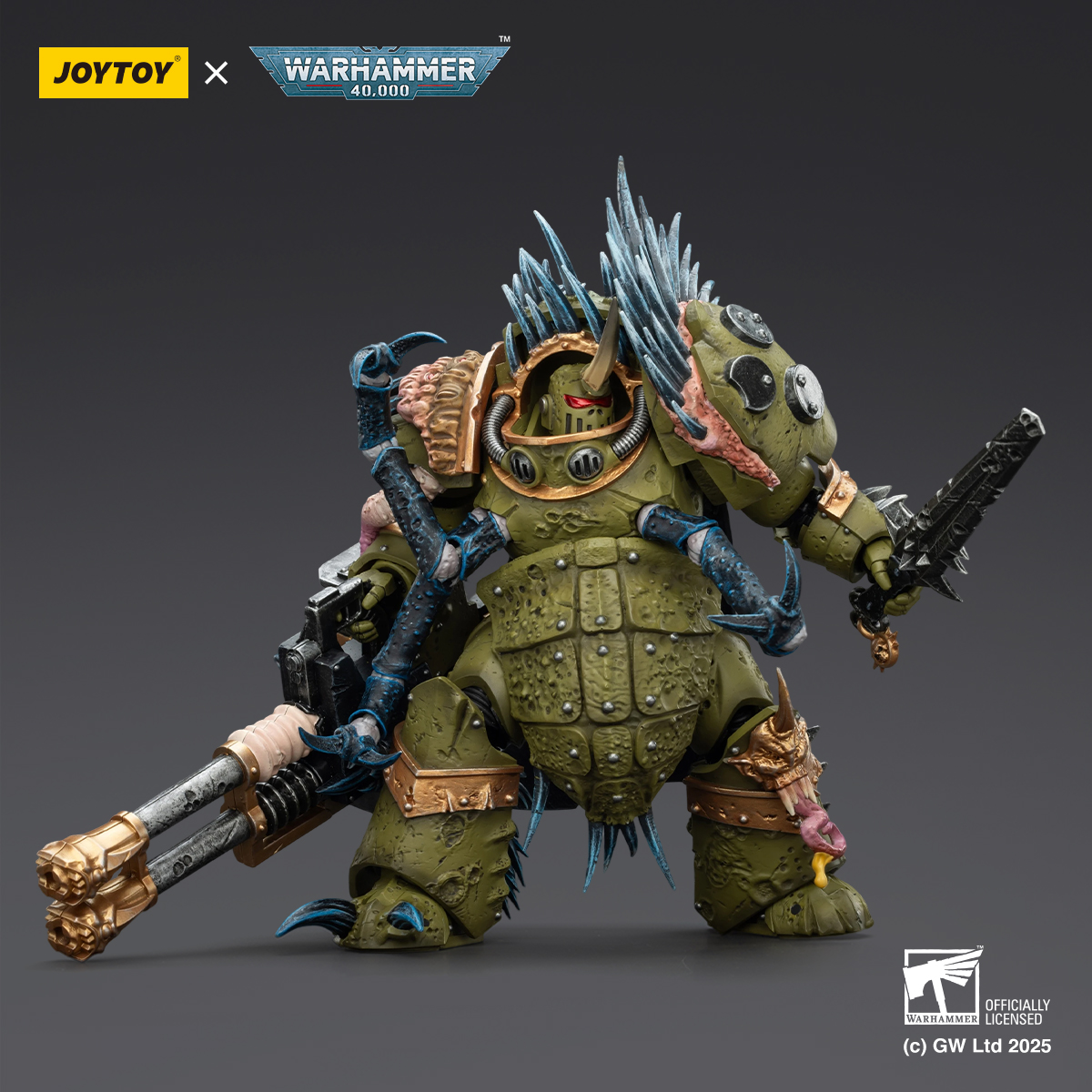 JOYTOY Warhammer 40K Death Guard Blightlord Terminator and Plague Marine Icon bearer - JOYTOY WORLD