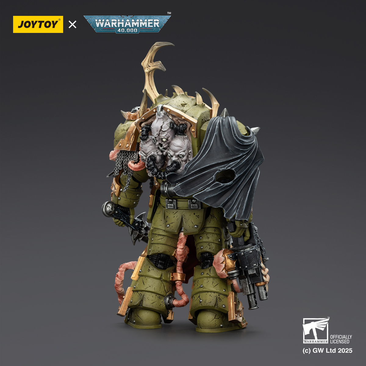 JOYTOY Warhammer 40K Death Guard Blightlord Terminator and Plague Marine Icon bearer - JOYTOY WORLD