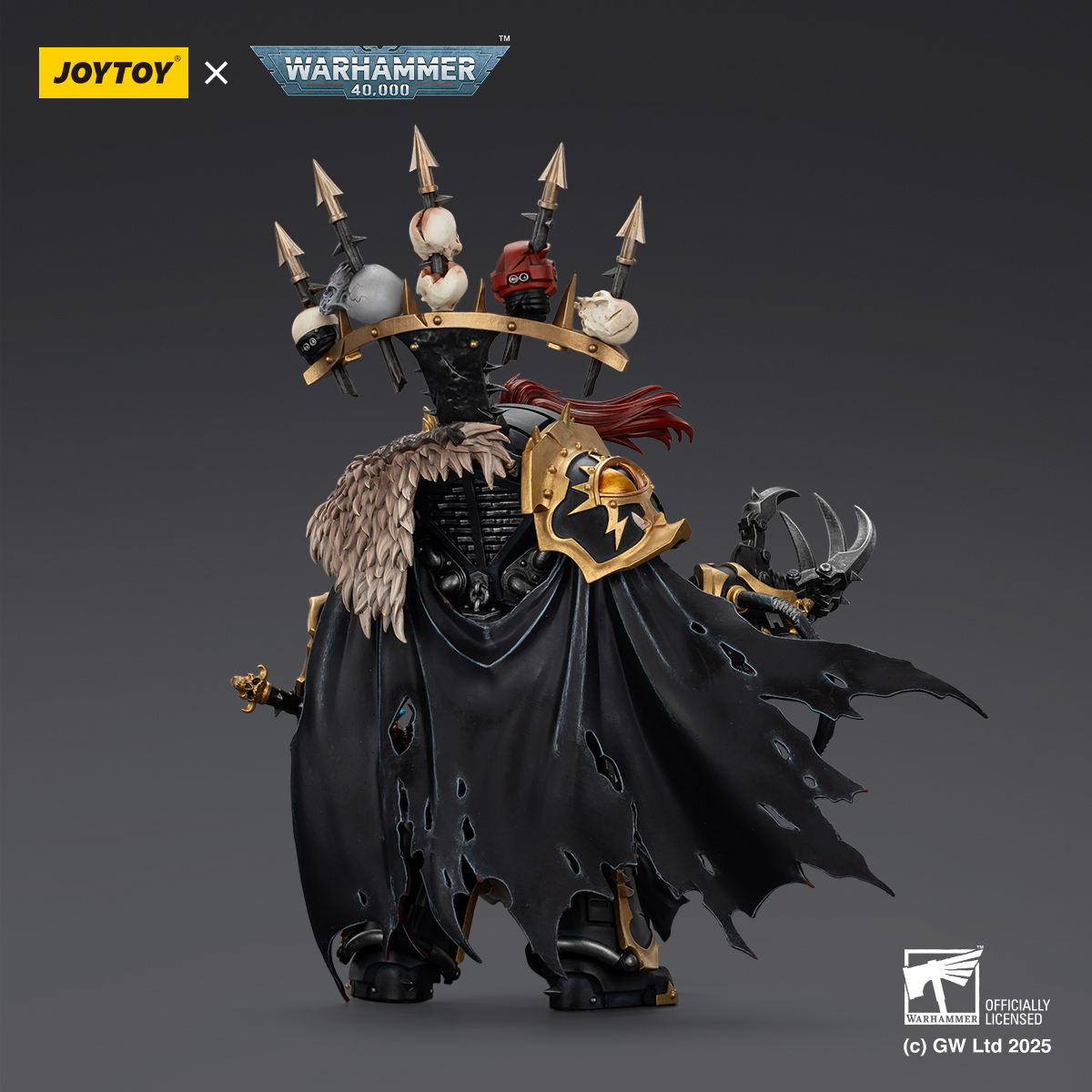 JOYTOY JT02922 Warhammer 40K Black Legion Abaddon the Despoiler with Drach'nyen and the Talon of Horus - JOYTOY WORLD