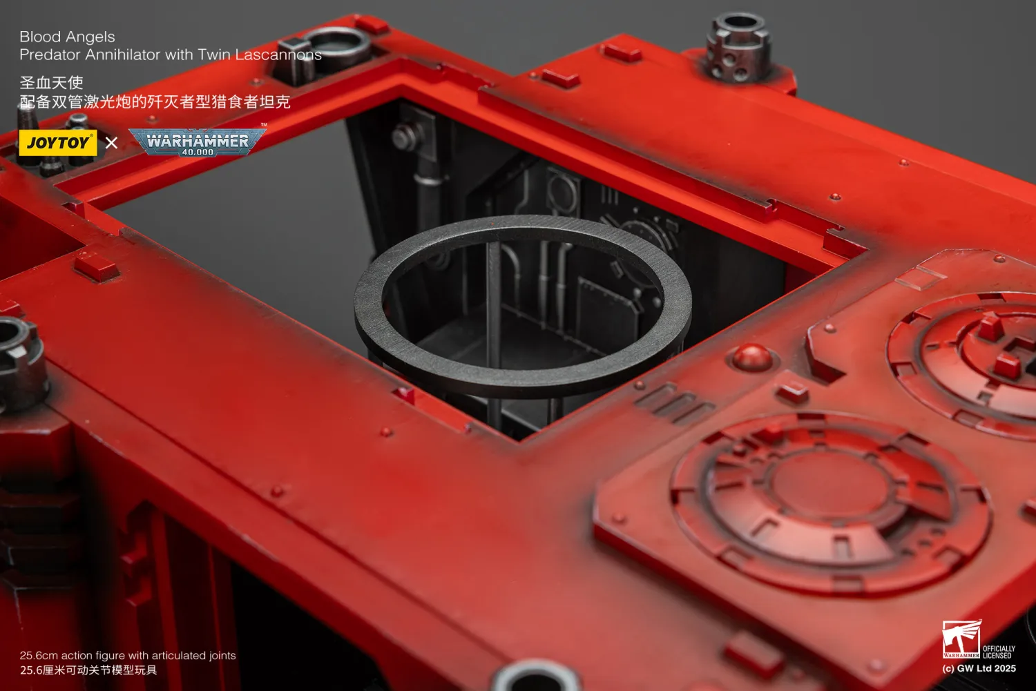 JOYTOY JT01499 Warhammer 40k 1: 18 Blood Angels Predator Annihilator with Twin Lascannons - JOYTOY WORLD