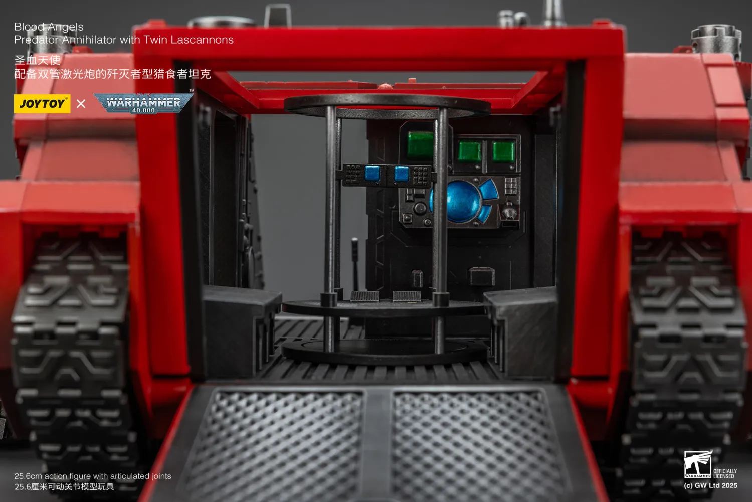JOYTOY JT01499 Warhammer 40k 1: 18 Blood Angels Predator Annihilator with Twin Lascannons - JOYTOY WORLD