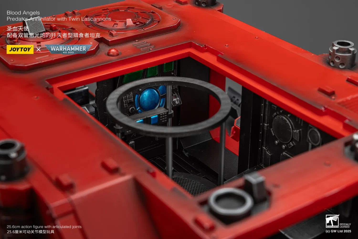 JOYTOY JT01499 Warhammer 40k 1: 18 Blood Angels Predator Annihilator with Twin Lascannons - JOYTOY WORLD