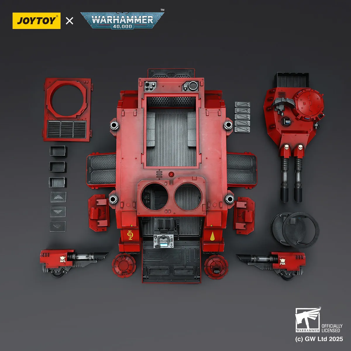 JOYTOY JT01499 Warhammer 40k 1: 18 Blood Angels Predator Annihilator with Twin Lascannons - JOYTOY WORLD