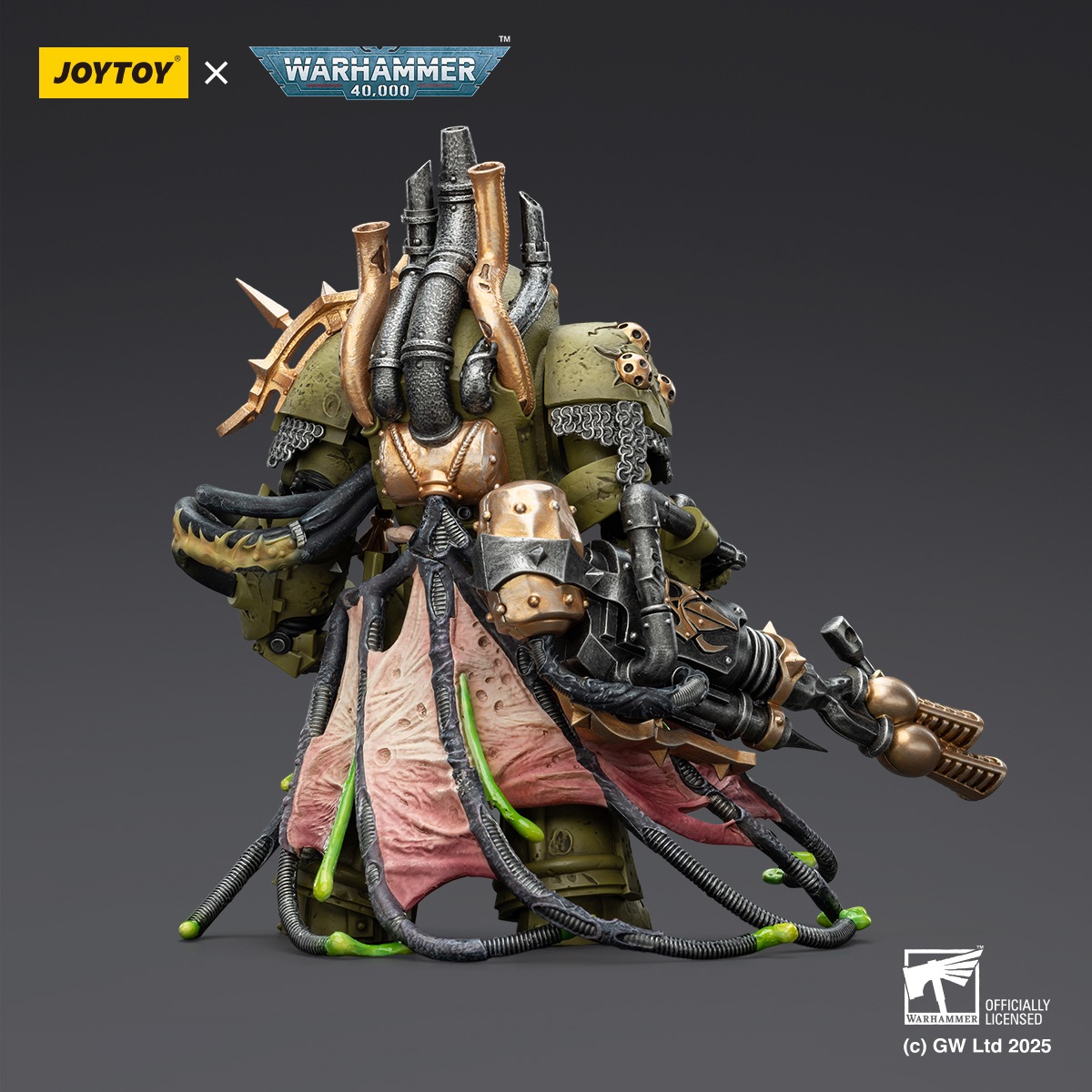 JOYTOY Warhammer 40K 1: 18 Death Guard Foul Blightspawn and Lord of Virulence - JOYTOY WORLD