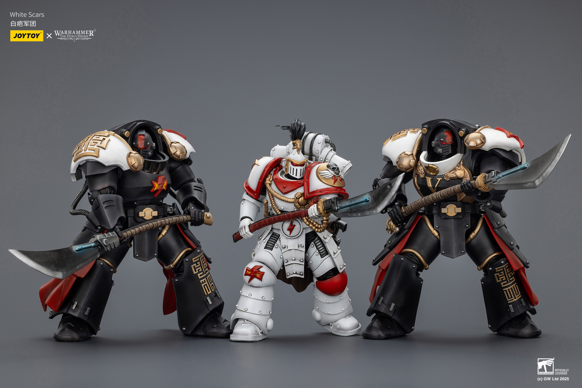 JOYTOY Warhammer The Horus Heresy 1: 18 White Scars Legion Praetor and Ebon Keshig Terminator - JOYTOY WORLD