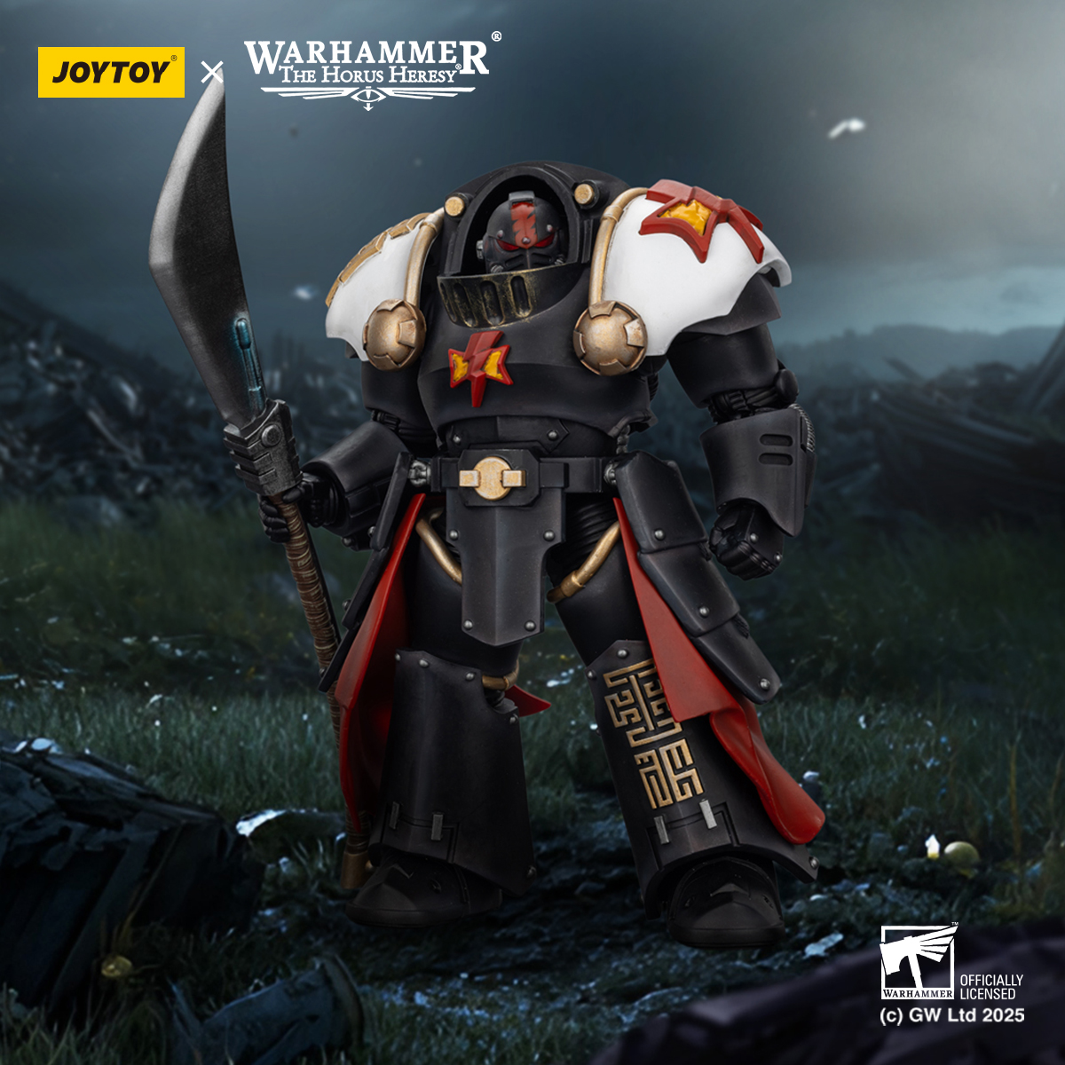 JOYTOY Warhammer The Horus Heresy 1: 18 White Scars Legion Praetor and Ebon Keshig Terminator - JOYTOY WORLD
