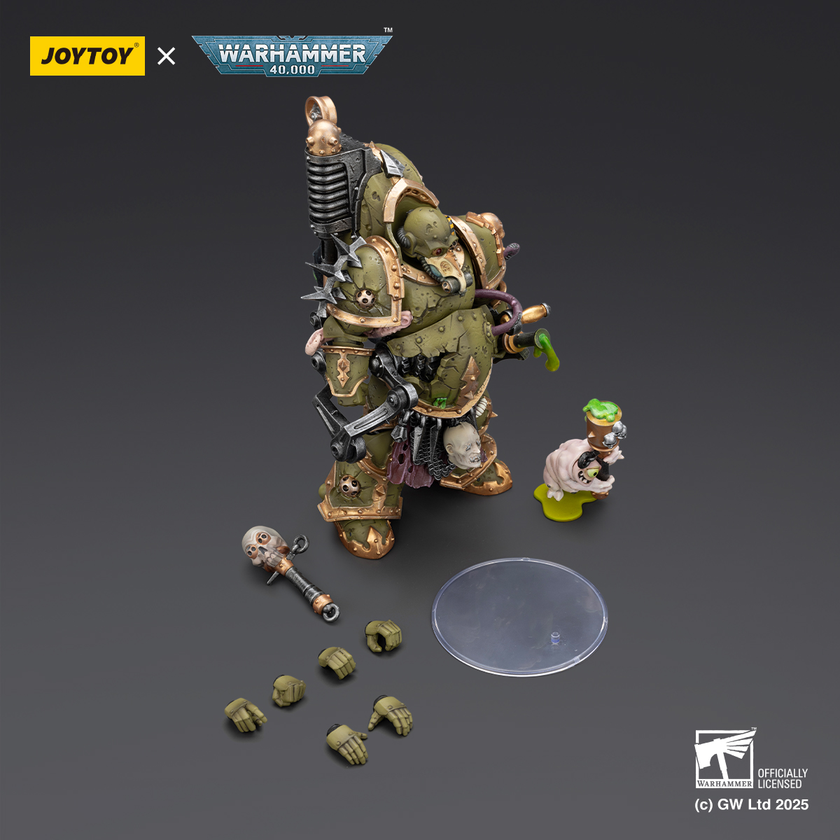 JOYTOY Warhammer 40K 1: 18 Death Guard Foul Blightspawn and Lord of Virulence - JOYTOY WORLD