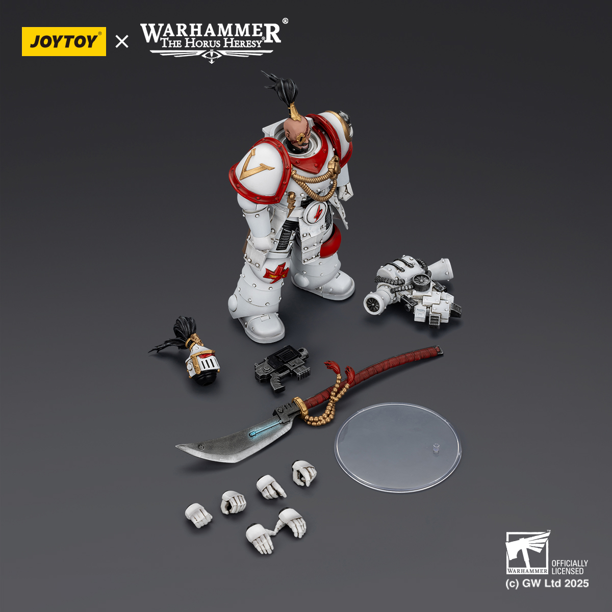 JOYTOY Warhammer The Horus Heresy 1: 18 White Scars Legion Praetor and Ebon Keshig Terminator - JOYTOY WORLD