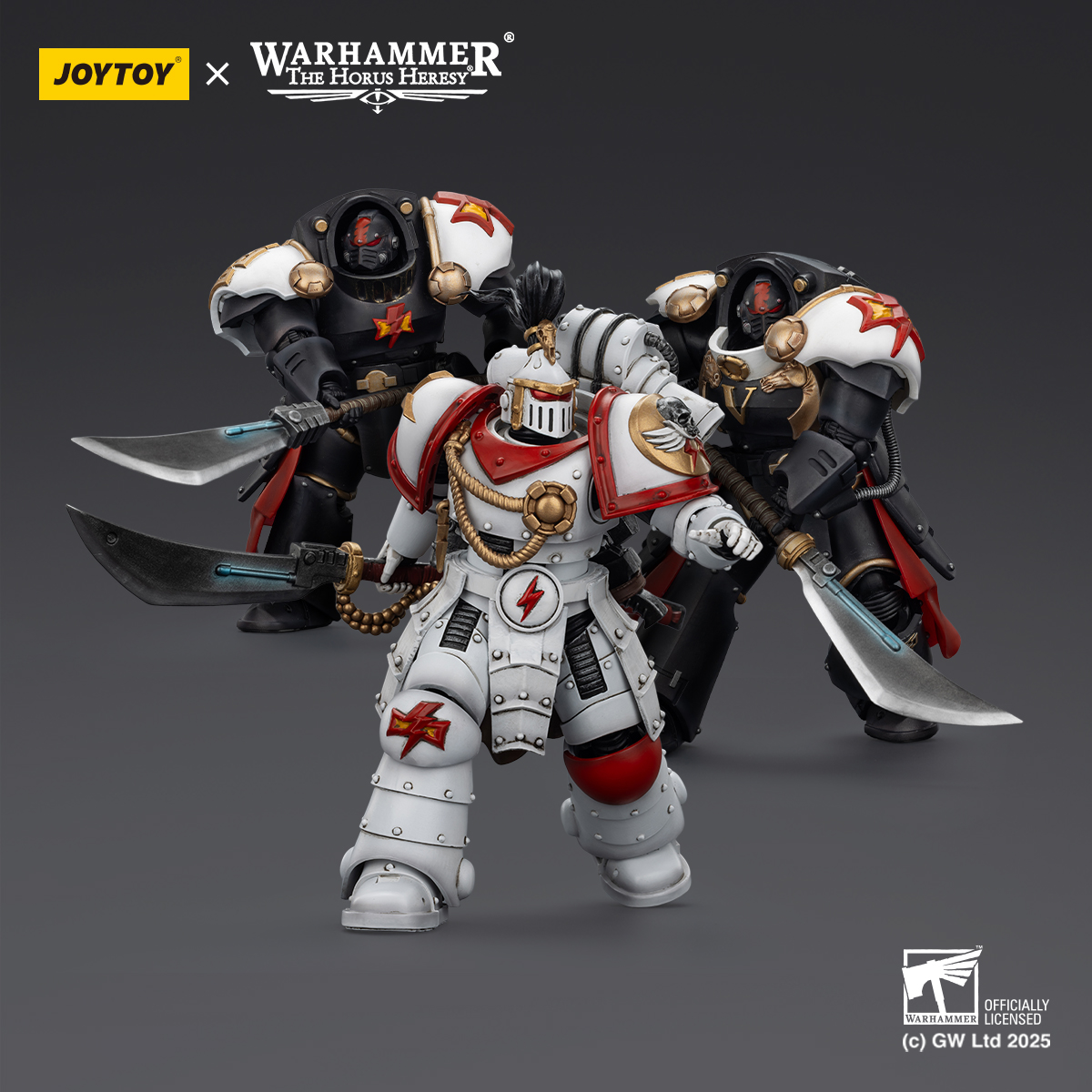 JOYTOY Warhammer The Horus Heresy 1: 18 White Scars Legion Praetor and Ebon Keshig Terminator - JOYTOY WORLD