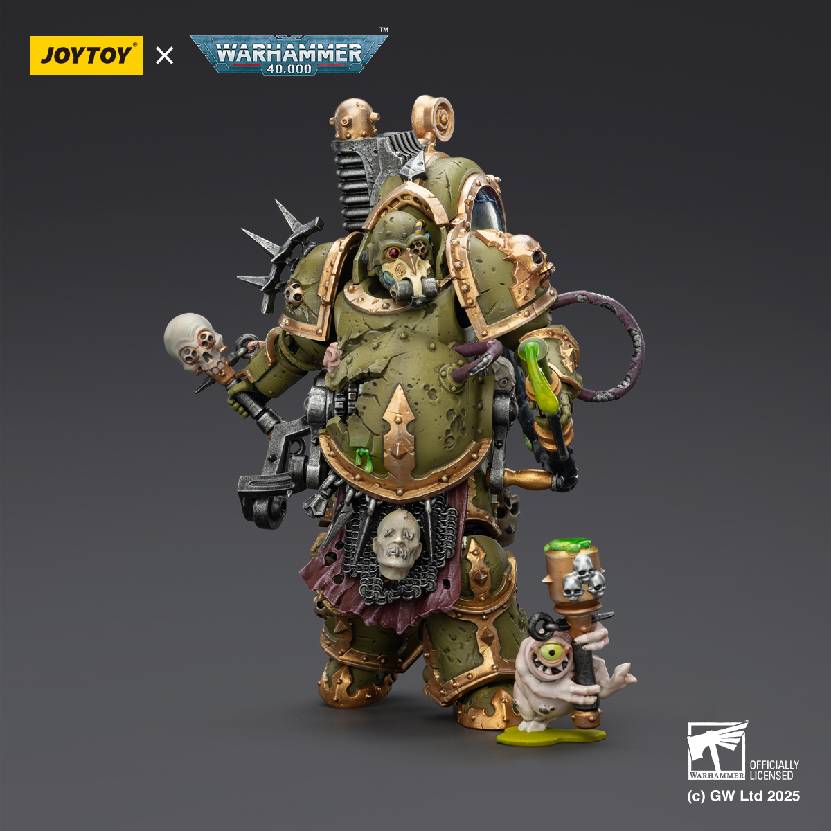 JOYTOY Warhammer 40K 1: 18 Death Guard Foul Blightspawn and Lord of Virulence - JOYTOY WORLD