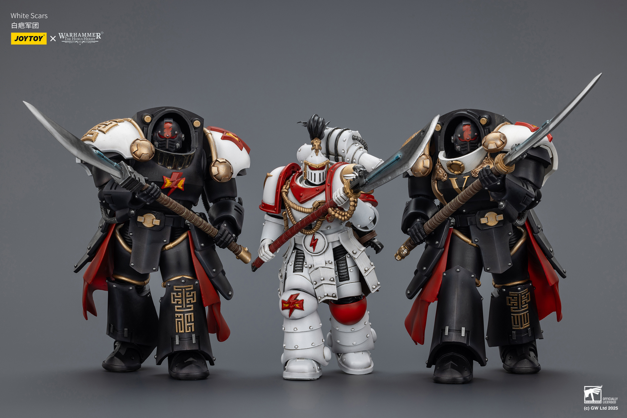 JOYTOY Warhammer The Horus Heresy 1: 18 White Scars Legion Praetor and Ebon Keshig Terminator - JOYTOY WORLD