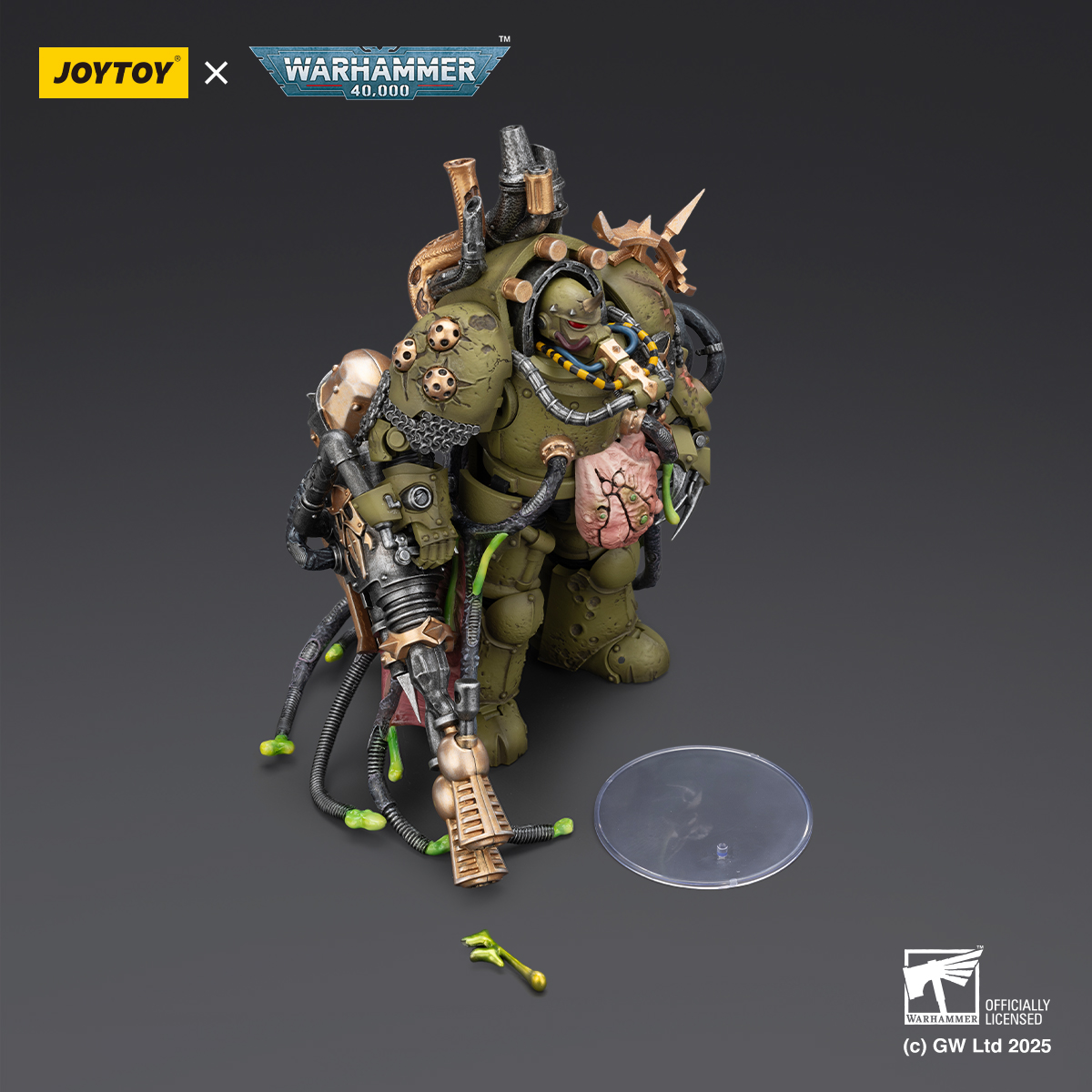 JOYTOY Warhammer 40K 1: 18 Death Guard Foul Blightspawn and Lord of Virulence - JOYTOY WORLD