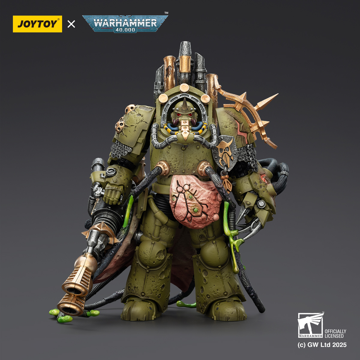 JOYTOY Warhammer 40K 1: 18 Death Guard Foul Blightspawn and Lord of Virulence - JOYTOY WORLD