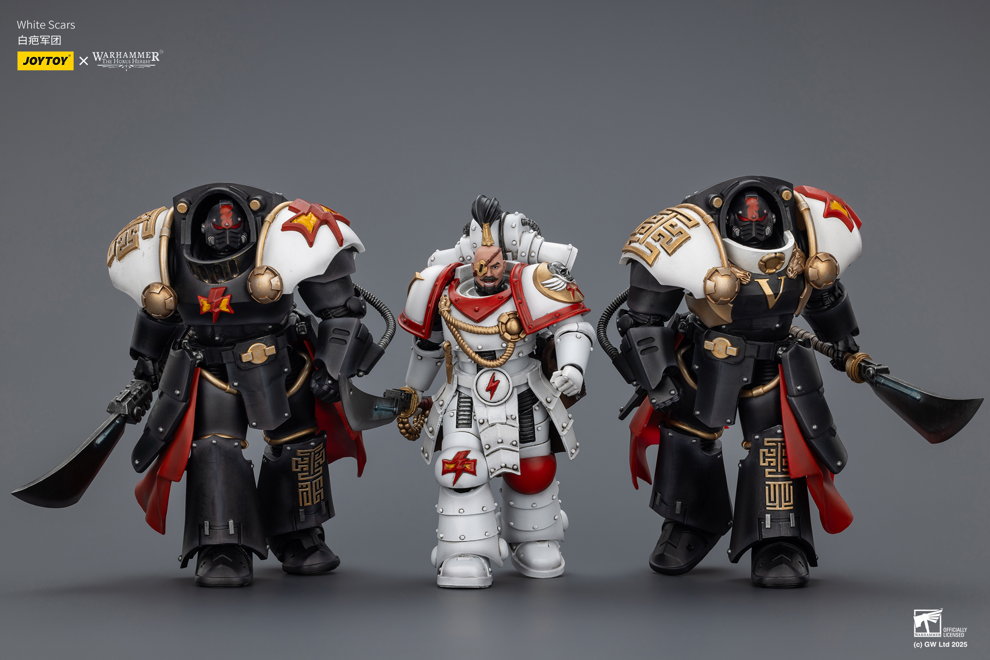 JOYTOY Warhammer The Horus Heresy 1: 18 White Scars Legion Praetor and Ebon Keshig Terminator - JOYTOY WORLD