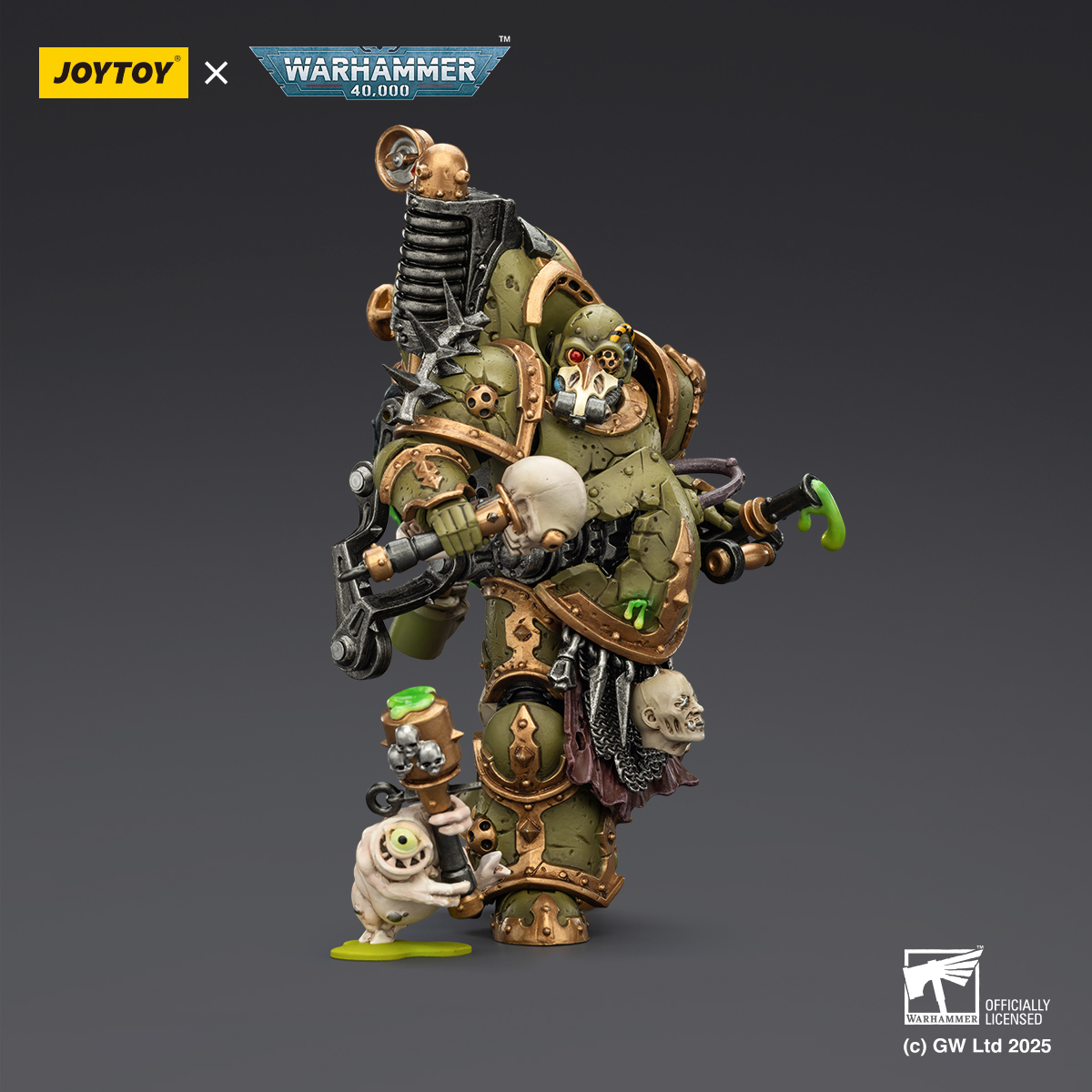 JOYTOY Warhammer 40K 1: 18 Death Guard Foul Blightspawn and Lord of Virulence - JOYTOY WORLD
