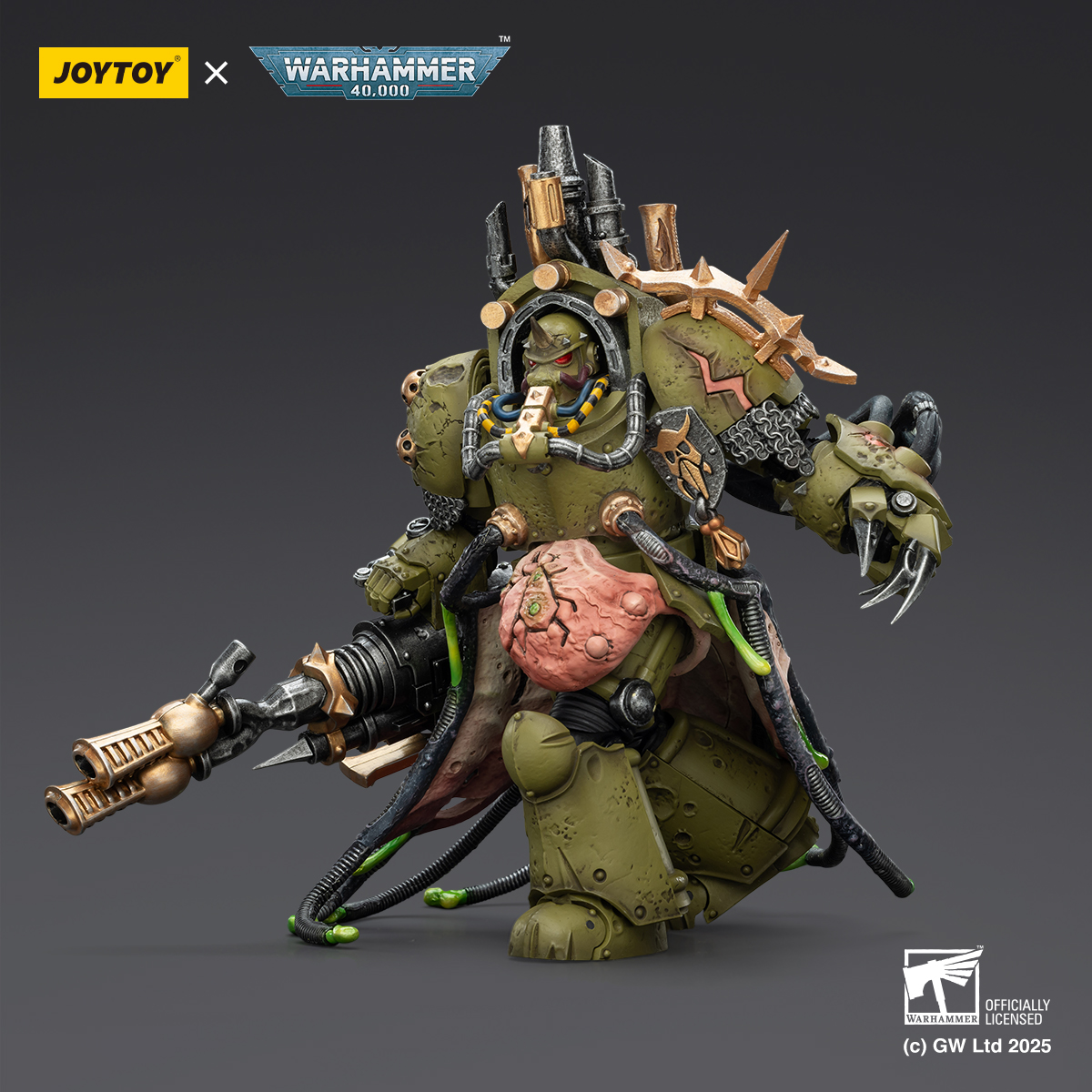 JOYTOY Warhammer 40K 1: 18 Death Guard Foul Blightspawn and Lord of Virulence - JOYTOY WORLD