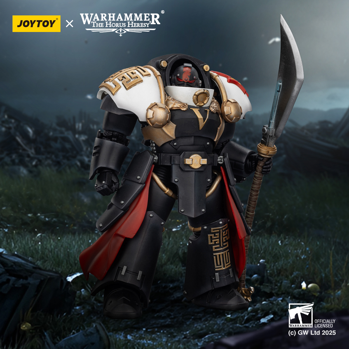 JOYTOY Warhammer The Horus Heresy 1: 18 White Scars Legion Praetor and Ebon Keshig Terminator - JOYTOY WORLD