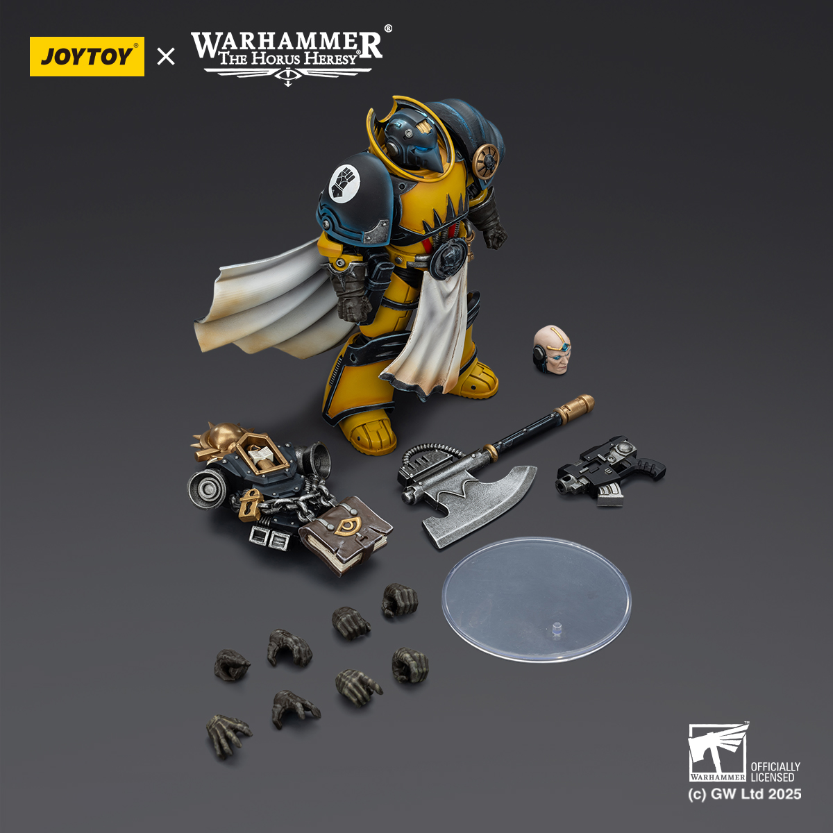 JOYTOY Warhammer The Horus Heresy 1: 18 Imperial Fists Legion Praetor and Librarian Consul - JOYTOY WORLD