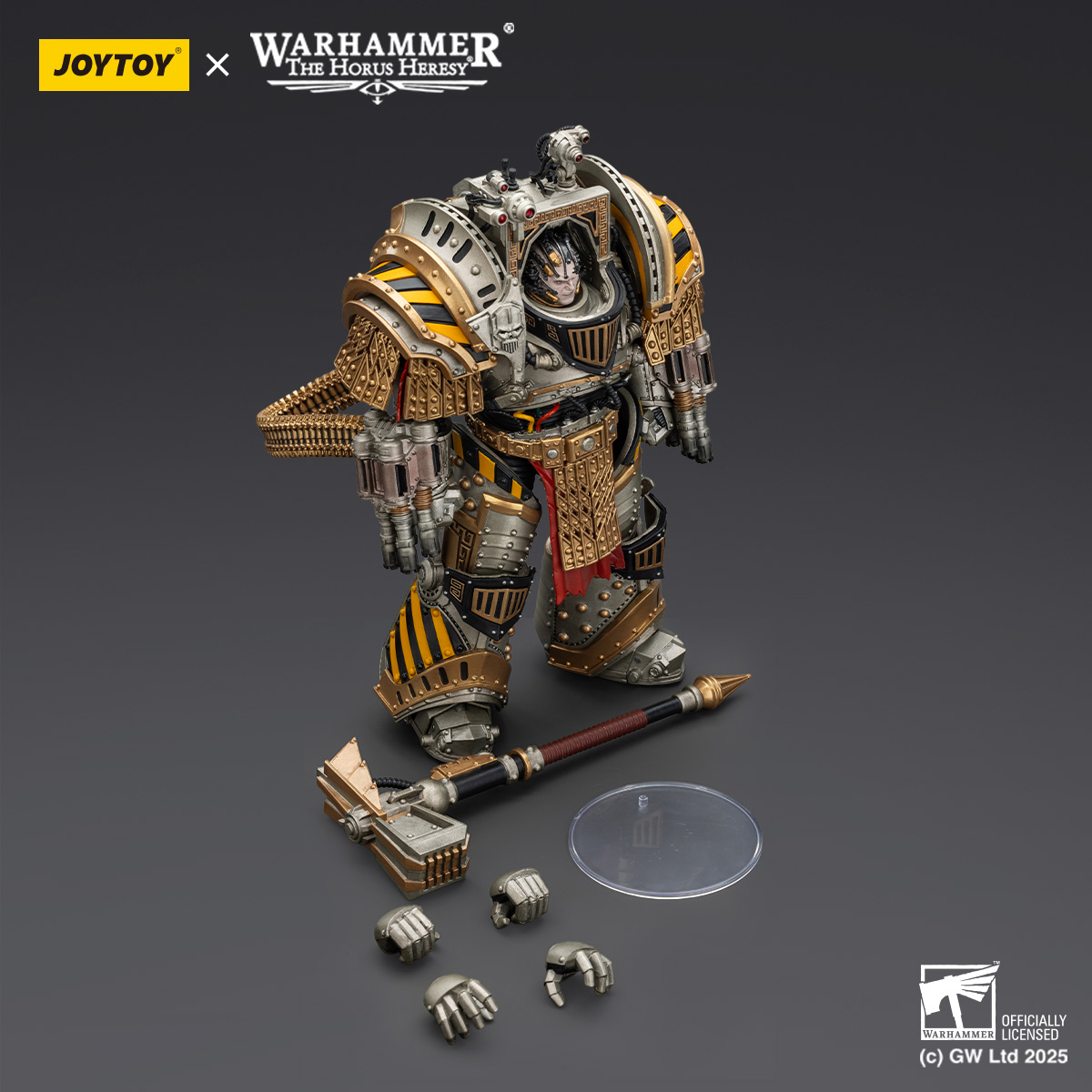 JOYTOY JT01819 Warhammer The Horus Heresy 1:18 Iron Warriors Perturabo Primarch of the lVth Legion - JOYTOY WORLD