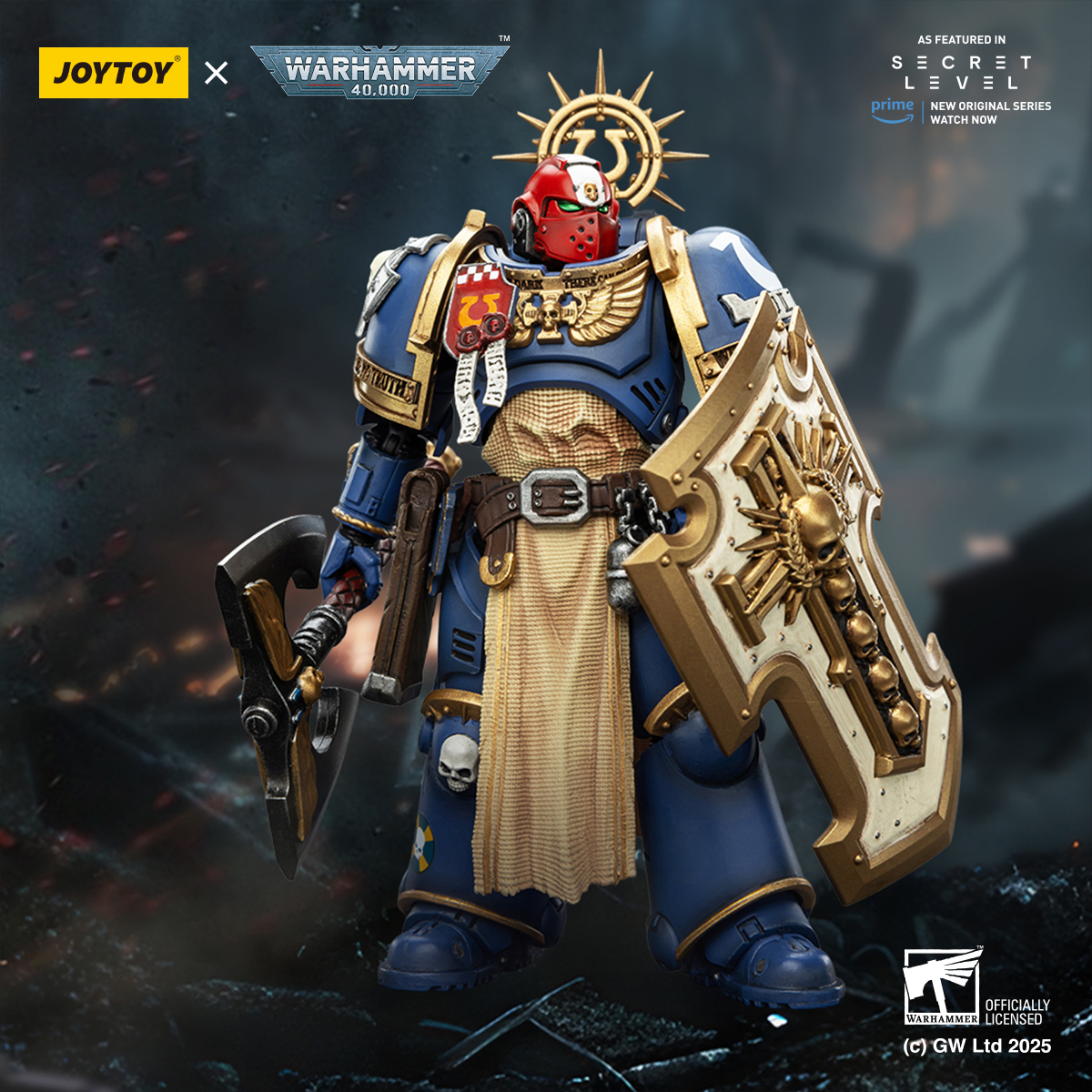 JOYTOY Warhammer 40k Secret Level And They Shall Know No Fear Ultramarines - JOYTOY WORLD