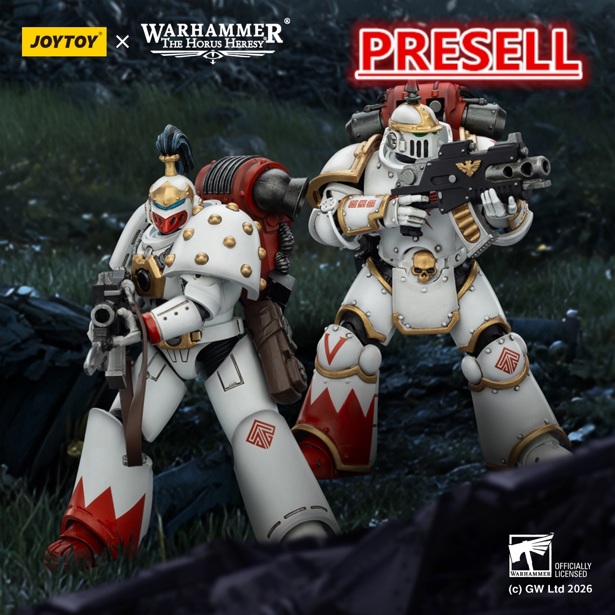 JOYTOY Warhammer The Horus Heresy 1: 18 White Scars Tactical Legionary - JOYTOY WORLD