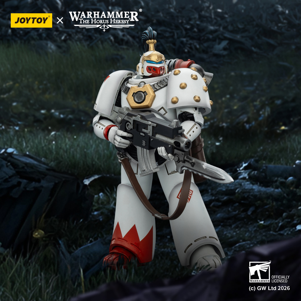 JOYTOY Warhammer The Horus Heresy 1: 18 White Scars Tactical Legionary - JOYTOY WORLD