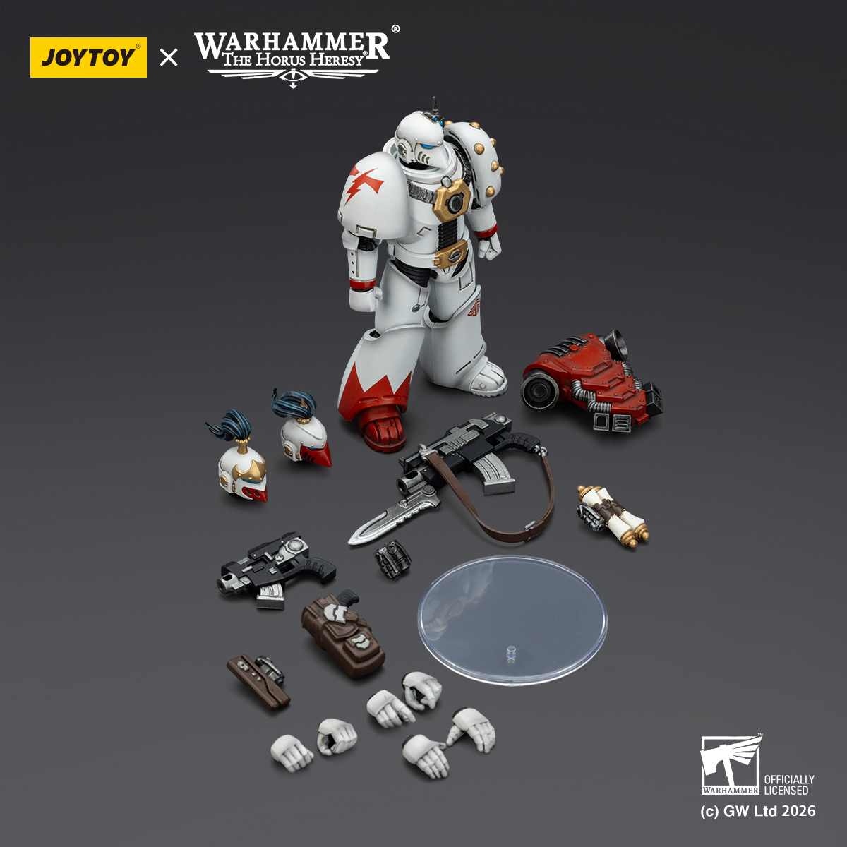JOYTOY Warhammer The Horus Heresy 1: 18 White Scars Tactical Legionary - JOYTOY WORLD