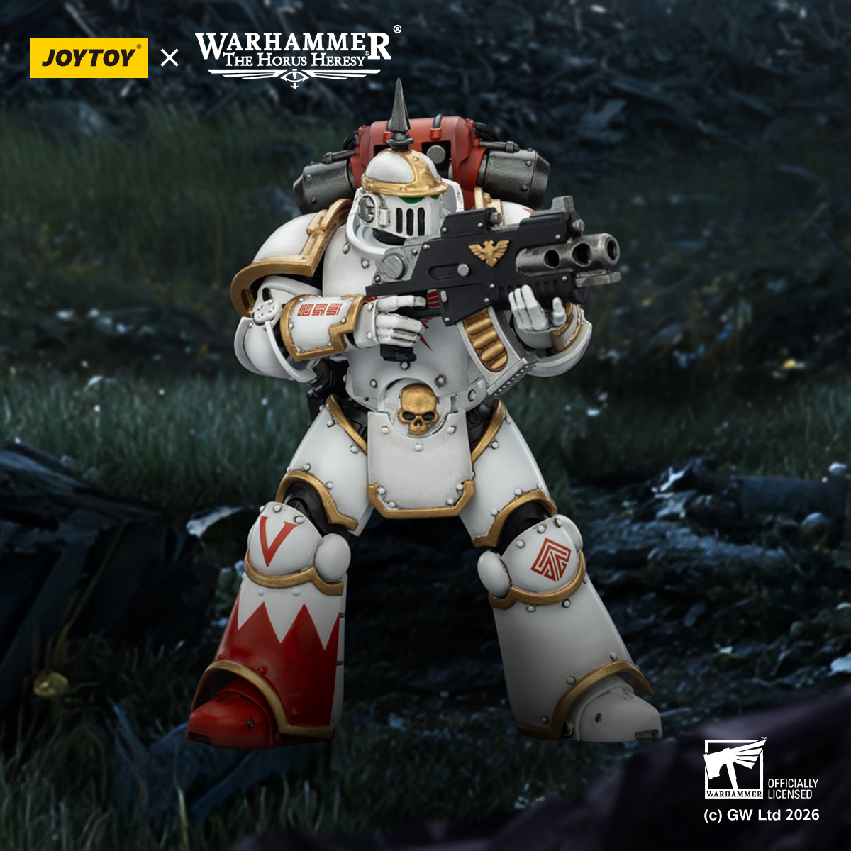 JOYTOY Warhammer The Horus Heresy 1: 18 White Scars Tactical Legionary - JOYTOY WORLD