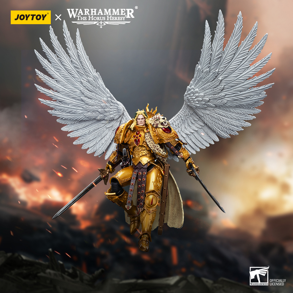 JOYTOY JT00218 Warhammer The Horus Heresy 1:18 Blood Angels Sanguinius Primarch of the IXth Legion - JOYTOY WORLD