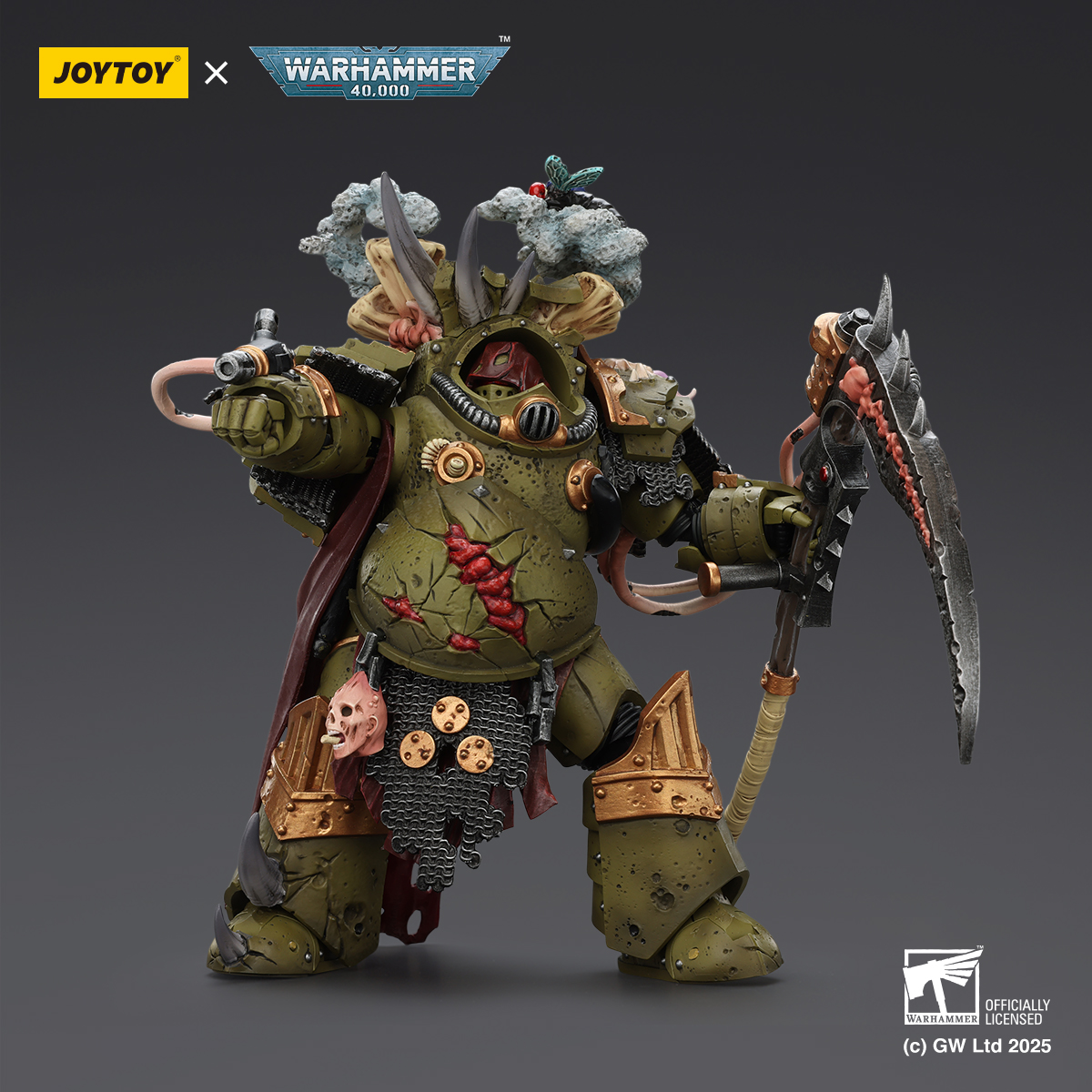 JOYTOY Warhammer 40K Death Guard Deathshroud Terminator Champion and Deathshroud Terminators - JOYTOY WORLD