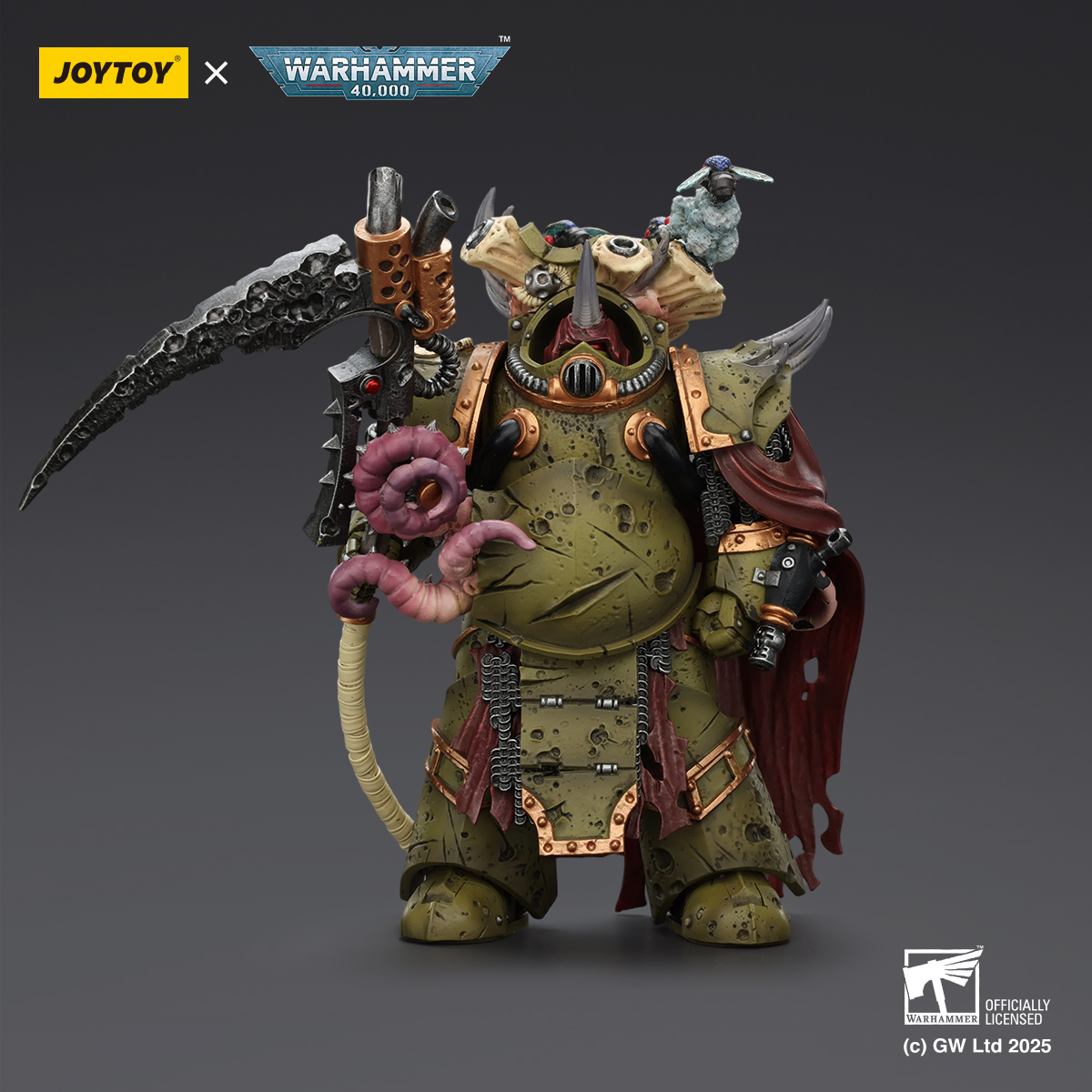 JOYTOY Warhammer 40K Death Guard Deathshroud Terminator Champion and Deathshroud Terminators - JOYTOY WORLD