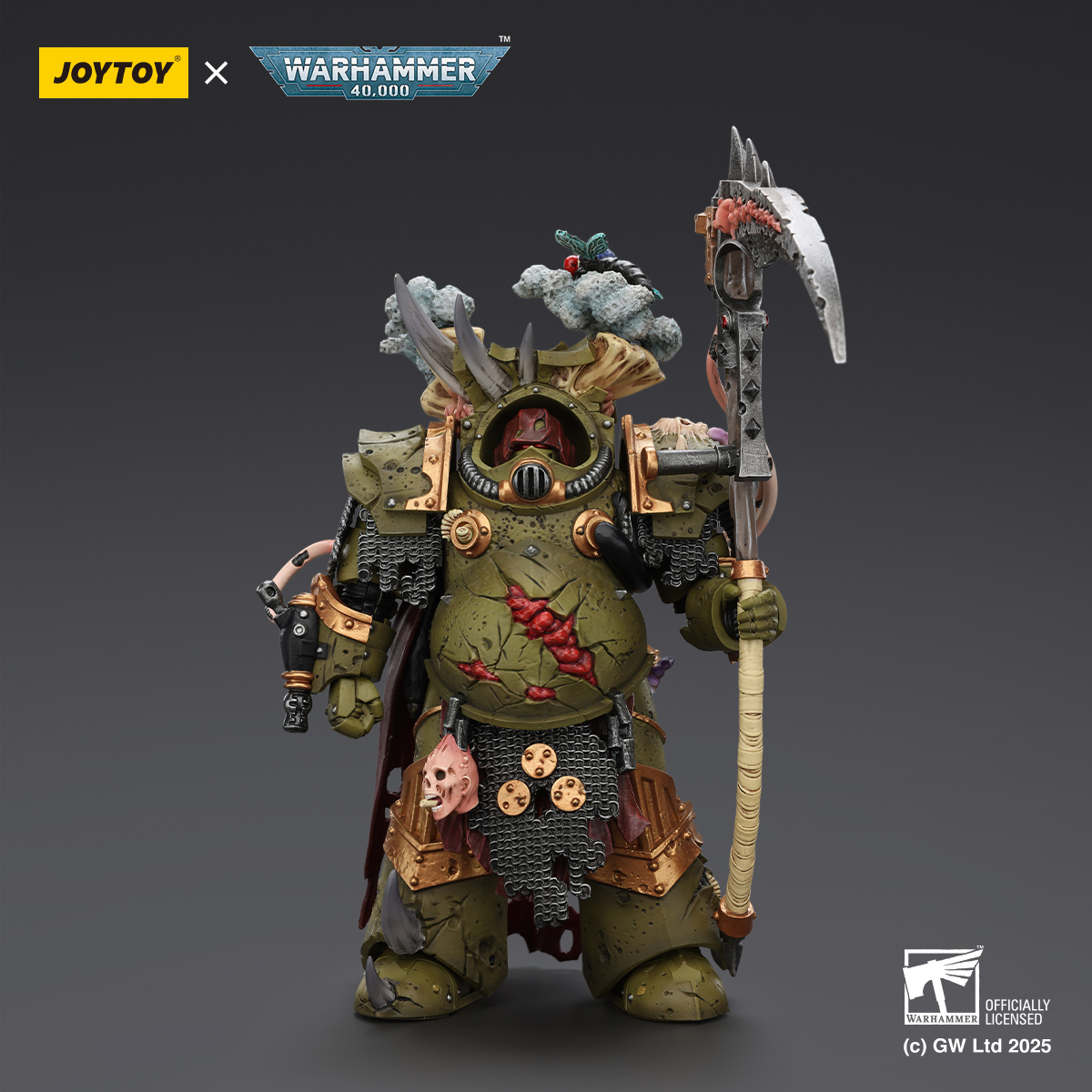 JOYTOY Warhammer 40K Death Guard Deathshroud Terminator Champion and Deathshroud Terminators - JOYTOY WORLD