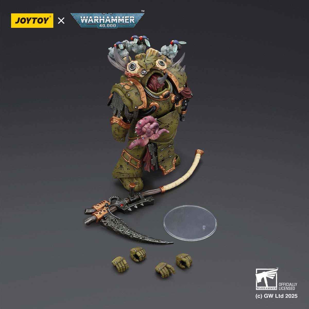 JOYTOY Warhammer 40K Death Guard Deathshroud Terminator Champion and Deathshroud Terminators - JOYTOY WORLD