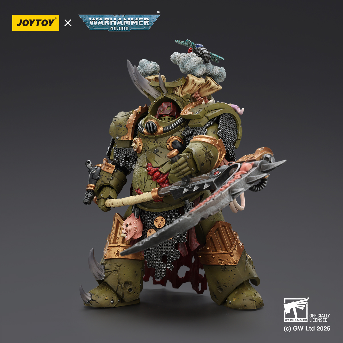 JOYTOY Warhammer 40K Death Guard Deathshroud Terminator Champion and Deathshroud Terminators - JOYTOY WORLD