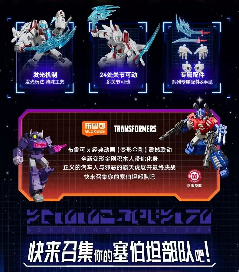 Blokees 71124 Transformers Shining Version 4 - JOYTOY WORLD