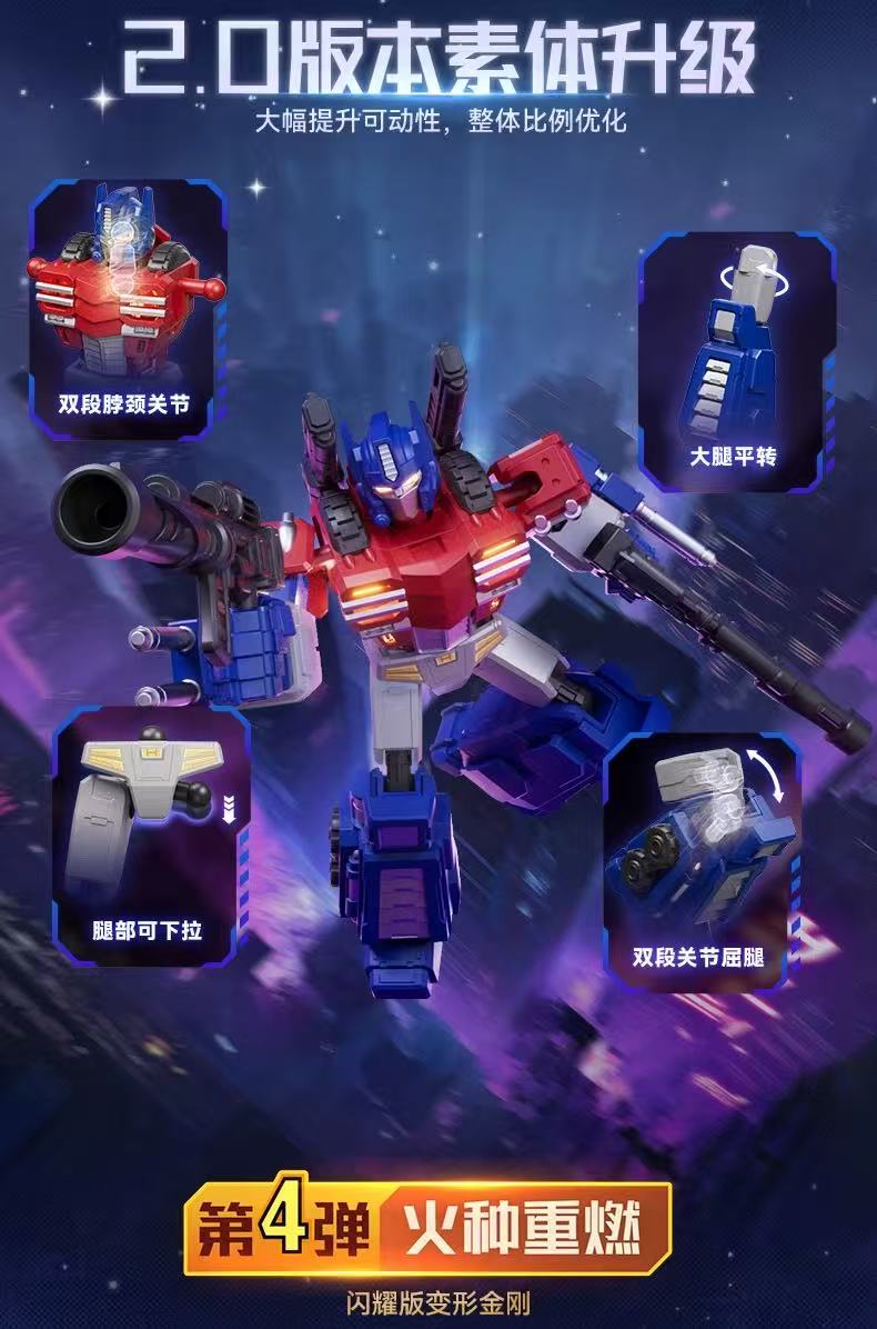 Blokees 71124 Transformers Shining Version 4 - JOYTOY WORLD