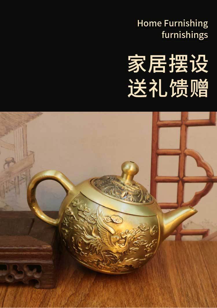 Complete set of high-end office decoration ornaments for Tongshan water kettle