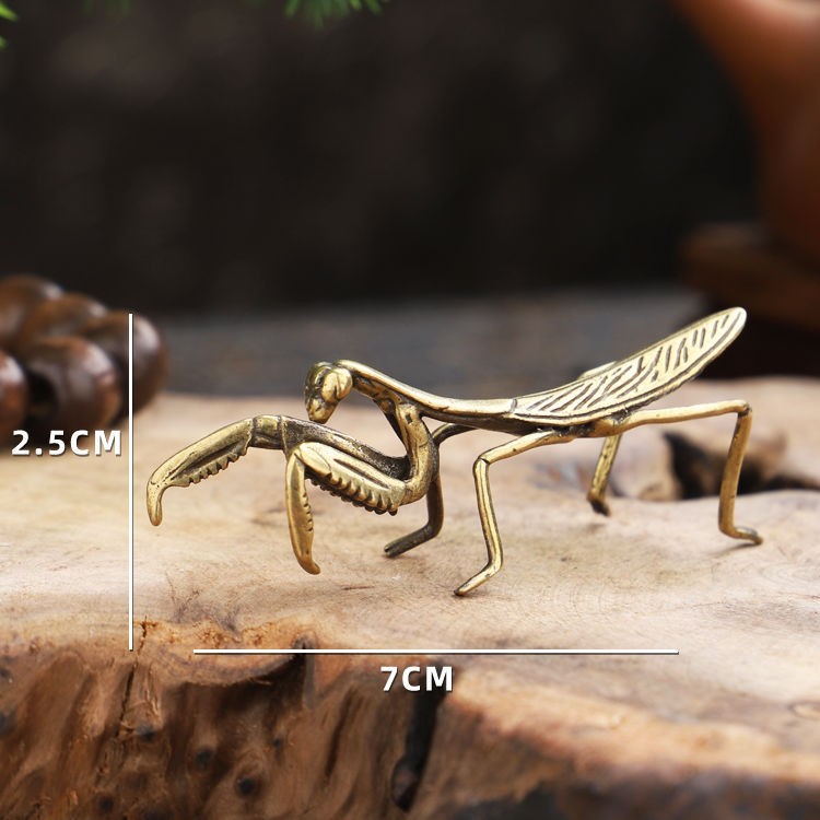 Vintage pure copper decoration tea pet mini bronze decoration