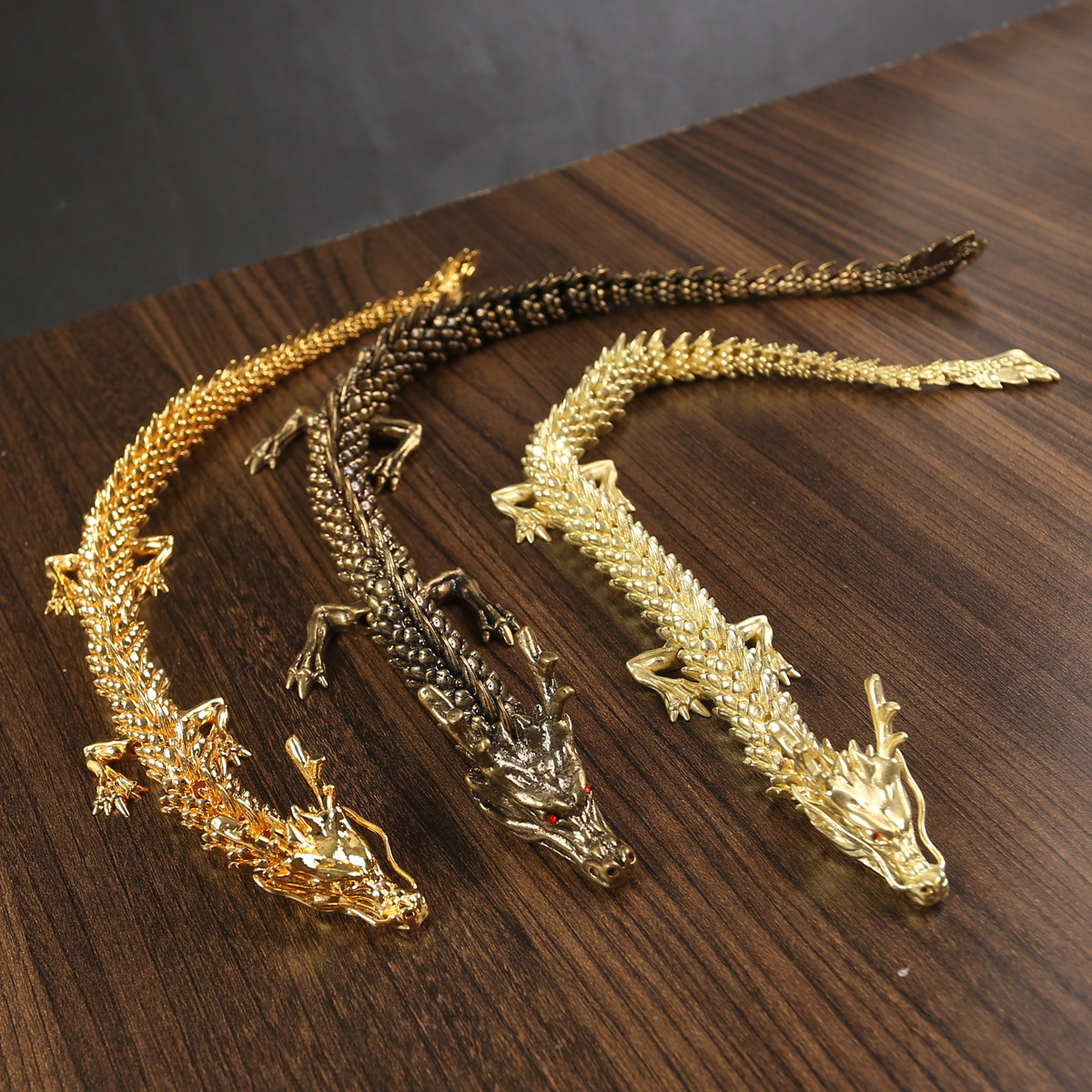 3D Living Dragon Ornament Antique and Antique Zodiac Dragon Crafts Collection